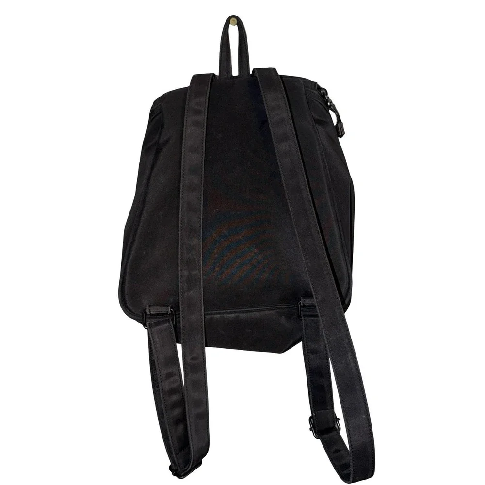 Vintage y2k Harley-Davidson mini backpack with HD logo. black